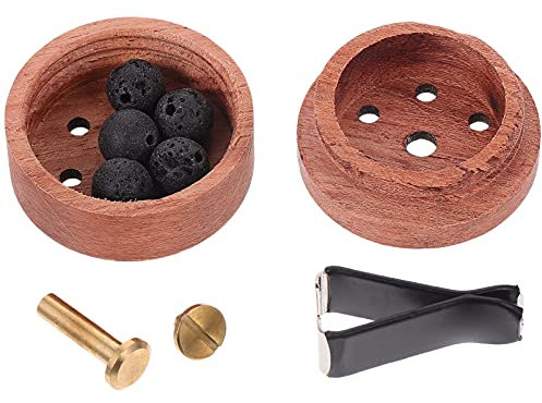 COLLBATH Holzdiffusor Für Ätherische Öle Im Auto Palisander Vulkangestein Ohne Strom Aromaduft Geschenkidee