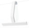 dancemoon JustHang Shower Squeegee for Glass Doors, All-one-Piece Silicone with Built-in Hook Design for Easy Hanging and Cleaning, 25 cm, White