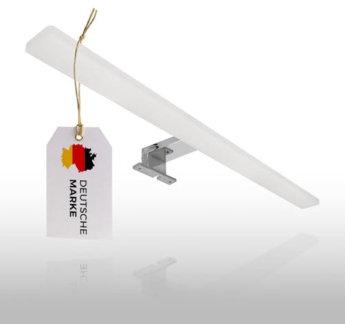 LED Spiegelleuchte Bad 60cm – Optimale Lichtverteilung & IP44 – 14W Neutralweiß 4000K – Modernes Design für stilvolle & sichere Badbeleuchtung BAD-ACR60