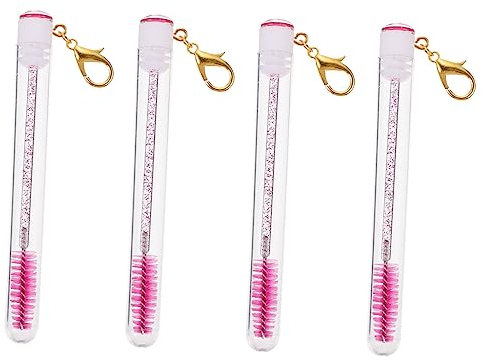 BESTYASH 4 Stück Wimpernbürste Mascara Flaschen für Eyelash Brush Reisen und Make Up Künstler Leicht und Praktisch