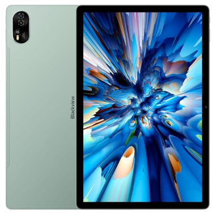 Blackview MEGA 8 Android Tablet 13 Zoll – 36 GB RAM (12+24), 256 GB Speicher, 50 MP Kamera, 11.000 mAh Akku, PC Mode, TÜV Display, AI-Features, Stylus, WiFi 5, DokeOS_P 4.1 (Grün)