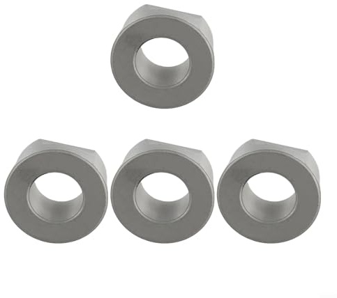 babominimer Vorderradbuchsen für Craftsman Aufsitzmäher 532009040 532124959, 4er-Pack, Metall, -3/8 Zoll Außendurchmesser, 1,9 cm ID hoch, kompatibel mit ausgewählten Rasentraktor-Modellen