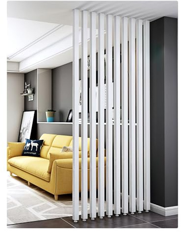 Boden-Wandsäulen-Trennwand-Raumteiler,Säule mit verstellbaren Füßen,Wohnzimmer, vom Boden bis zur Decke, Wandpfosten, Trennwände, Büro-Trennwände, Säulen(9root,230cm/90.5in/7.54ft)