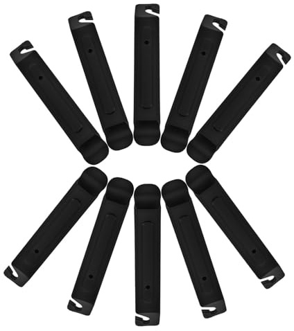 TOKIDNY 15pcs Bicycle Tyre Levers Lightweight Plastic Tire Removal Tools for Road Mountain Scooter Tires Quick Repair Maintenance Accessories