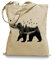 Ma2ca® Canada Bear Nature Bären Kanada Stoffbeutel Einkaufstasche Tasche Tragetasche/Bag WM101-sand