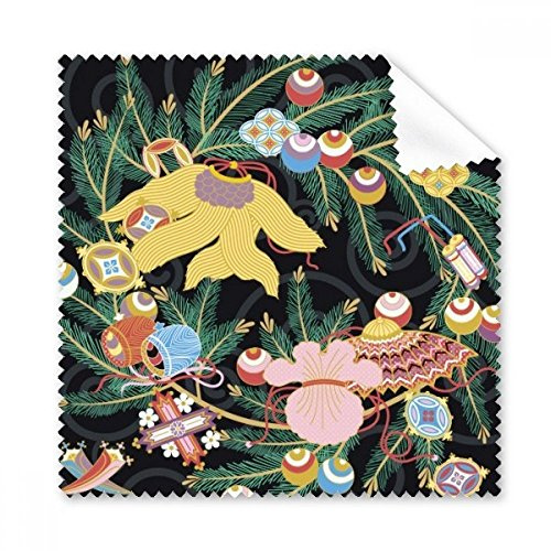 DIYthinker Gemälde Japanische Kultur Blatt Blume Brillenputztuch-Reinigungstuch Telefon Schirm-Reinigungsmittel 5pcs Geschenk