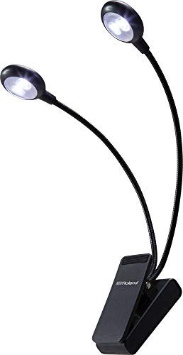 Roland Dual-Clip-Lampe mit kaltweißen LEDs, 4 LEDs – LCL-15C