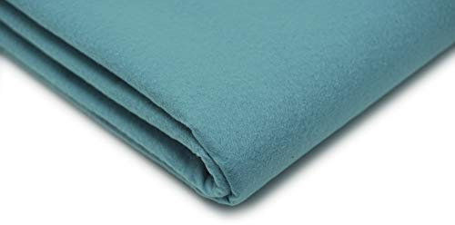Acrylic Craft Felt Fabric, 150cm Width, 20 Colour Options, Sold by The metre, Free Delivery (Kingfisher)