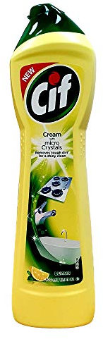 Cif Creme Zitrone mit Mikropartikeln, 500 ml, 8 Stück