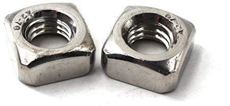Dado quadrato M4 304 - Dado filettato in acciaio inox (confezione da 100)