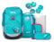 ergobag Pack Set ergonomischer Schulrucksack, Schulranzen, Vorgänger-Kollektion, flexibel 6-teilig 1.Klasse Grundschule