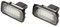 FOLGEMIR TOP LED Kennzeichenbeleuchtung, Nummernschilder 6000K Weiss, CE, fehlerfrei für C Klasse W203 4D Limousine 2001-2007
