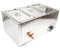 3 x 7 L Bain Marie, Chauffe Plat 220v Chauffe-Plat Electrique Commercial avec 3 Bacs Casseroles en Acier Inoxydable pour Les magasins de Petit-déjeuner/Les collations/Les Restaurants