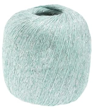 LANA GROSSA Brillino | Beilaufgarn mit farbigem Lurexfaden | Handstrickgarn aus 83% Viskose & 17% metallische Faser | 25g Wolle zum Stricken & Häkeln | 200m Garn FB 11