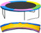 Cliselda Trampolin Randabdeckung 305 cm,Federabdeckung,Trampolinzubehör,Randschutz, Sicherheitsmatte, UV-resistent, Reißfestes,6 Stangen - Mehrfarbig