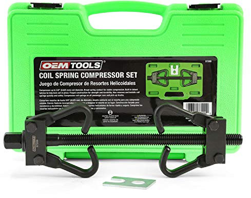 OEMTOOLS 37200 Coil Spring Compressor, Compress Coil Springs on All Passenger Trucks & Autos, Safety Tool for Installing & Removing Coil Springs, Fits Most Macpherson Coil Springs