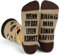 Lavley Wenn Du Das Lesen Kannst Bring Mir Lustig Socken für Frauen und Männer (Kaffee)