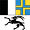 2X Auto Aufkleber GRAUBÜNDEN - Flagge 2X Car Sticker Fahne Schweizer Kanton (ca. 8 cm)