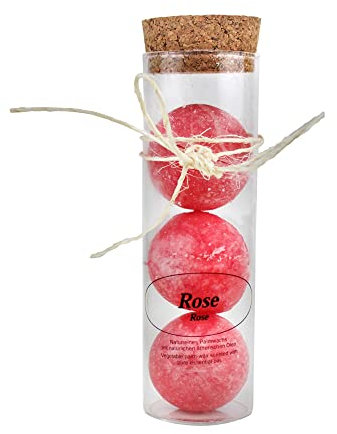 mitienda mit Liebe gemacht Handgemachtes Duftwachs Rose, Naturprodukt, sechs Wax Melts, Duft Halbkugeln Raumaroma