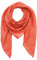Freak Scene Superfreak Baumwolltuch - rot - blutorange Lurex silber - quadratisches Tuch