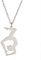 EUEAVAN Inspirierend Turner Anhänger Halskette Ballett Ballerina Sport Tanz Solo USA Gymnastik Choker Team Schmuck Mädchen Frau Trainer Tochter (l)