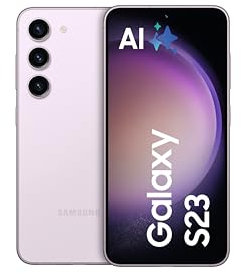 Samsung Galaxy S23 AI-Android-Smartphone, 128GB, 3.900mAh Akku, Smartphone ohne Vertrag Lavender inkl. 36 Monate Herstellergarantie [Exklusiv bei Amazon]