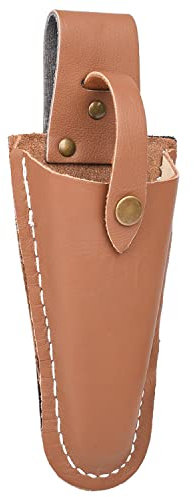 NAUZE Funda de cuero para tijeras de podar de jardín, funda protectora para alicates, tijeras de podar, tijeras y herramientas
