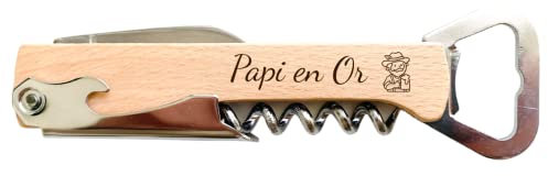 Cadeau Saint-Valentin pour Couple: Limonadier Personnalisé avec Ouvre-Bouteille, Couteau, Tire-Bouchon - Idée Originale pour Amoureux, Anniversaire, EVG, Fête des Pères.