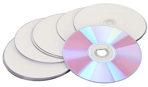 Lazmin112 Disque Vierge DVD R, CD Vierges de Grande capacité de 4,7 Go, Disque Multimédia Enregistrable Multi-Usage PC Robuste Haute Vitesse 16X, pour Images Vidéo Musicales (10PCS)