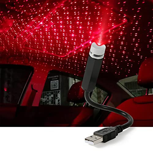 Weinsamkeit LED Auto Decke Starlight, Innen Atmosphäre Licht Mehrere Modi, Plug and Play, Mini Starlight Projection LED-Licht Romantisch Flexible USB Nachtlicht für Zuhause Party