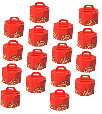 IMIKEYA 50stücke Chinese Styled Candy Boxes Hochwertige Papierboxen Für Hochzeiten Partys Und Geburtstagsfeiern Als Gastgeschenk Süßen Verpackung Von Süßigkeiten