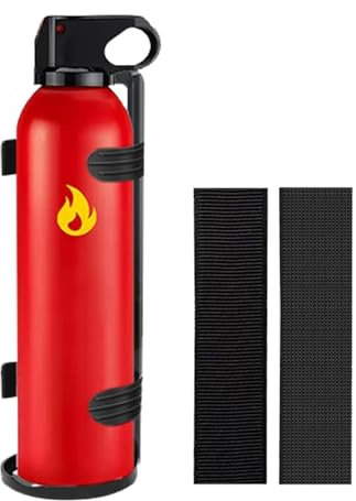 Aznever Extincteur de Voiture avec Support, Support d'extincteur | Support de Montage Stable pour Voiture, Bateau, Camion - Support d'extincteur portatif pour Voiture, Maison, Support d'extincteur de