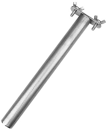 COLLBATH Accesorios para jaulas Percha de Lima de uñas de pájaro Percha de agapornis Jaula de pájaros moler Palo arenoso Juguetes para periquitos Loro Rejilla para pájaros Ropa Perca Metal