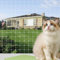 MEYAGOT Red para Gatos Terraza,10x3m Red para Gatos Reforzada,Red Proteccion Gatos,Balcon Gatos Malla Protectora,Transparente Red para Gatos para Terrazas,Ventanas,Terrazas,Balcones