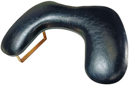 Folpus Manicure Pillow Nail Rest Professional Nail Pillow for Nail Art Nail Technician, Black with gold leg