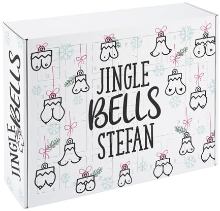 Lustapotheke® Witziger DIY Adventskalender personalisiert mit Namen (Jingle Bells)