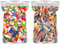 GRO VITS - Pick & Mix Sweets Quality Jelly Sweets Bundle 2 x Pouches Fizzy & Non Fizzy Pick and Mix Classic Retro Candy Selection Assortment – 500g
