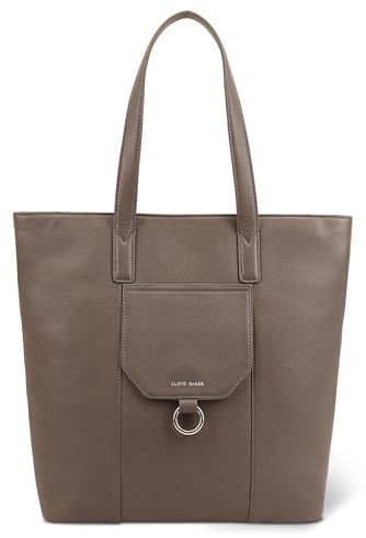 Lloyd Baker London – EDYLN Leather Tote Bag: Women's Modern Design in 100% Genuine Full Grain Leather with a Magnetic Popper Closure