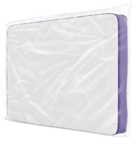 Carehabi Sac de Rangement pour Matelas, Protège-Matelas Anti-Poussière 190 x 200 x 20 CM, Housse de Matelas en Plastique avec Fermeture Éclair pour Le Rangement et Le Transport