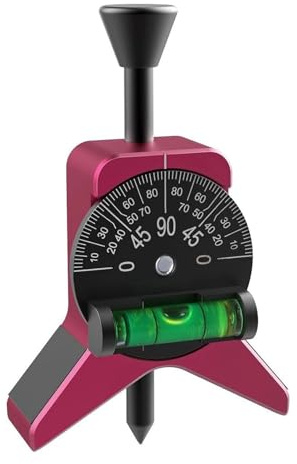 Candeon Rohrmittenfinder, Rohr-Zentrierwerkzeug Magnetisch Rohrmittensucher mit Libelle, Konturrohr-Zentrierkopf Rohr Zentrierhilfe Rohrmarkierungs Pipe Center Finder für Rohre von 1-1/2 bis 6