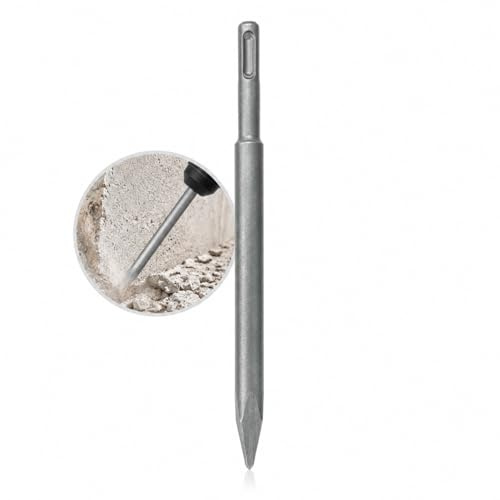 Weischer® - SDS Plus Spitzmeißel 600 mm lang | Meißel | Bohrhammer kompatibel | stabiler & bruchfester Meissel für Mauerwerk, Fliesen, Beton & Stein