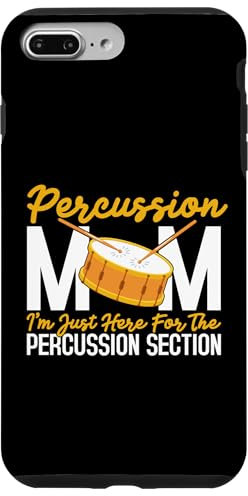 Batterista Mamma Batteria I´m Just Here Strumento Percussioni Madre Custodia per iPhone 7 Plus/8 Plus