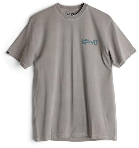 KAVU Herren Cubed T-Shirt, Greige, L
