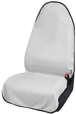 SJHFKDK Frottee AutositzbezüGe Weich Bequemes, schnell trocknendes Schutzhandtuch for Autositze, geeignet Komfort nach dem Training, Outdoor-Enthusiasten, waschbar(White)