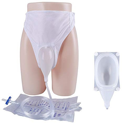 QMZDXH Pee Holder Collector,Tragbar Drainage Tasche Wiederverwendbare Male Urinal Urinflaschen