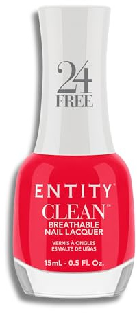 Entity Clean - Pintauñas de Color Breathable | Esmalte de Uñas Secado Rapido y Efecto Gel | Pinta Uñas Larga Duración y Fortalecedor | Esmalte Sin Tóxicos, Natural y Vegano (All The Vibes)