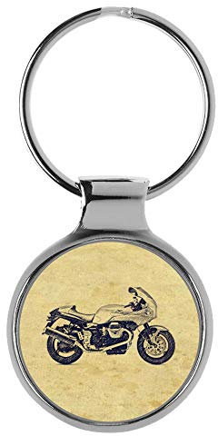 KIESENBERG Porte-clés Cadeau pour Moto Guzzi Le Mans V11 Moto Fan A-20426