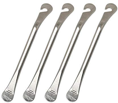 BESPORTBLE 4stücke Fahrradreifen-reparaturwerkzeug Reifenheber Reifenlöffel Fahrradreifen-demontagewerkzeug Fahrradreifen-öffner Metall-stemmeisen Werkzeuge Zum Entfernen Von Platten Reifen k