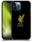 Head Case Designs Officially Licensed Liverpool Football Club Gold Logo On Black Liver Bird Hard Back Case Compatible With Apple iPhone 12 Pro Max