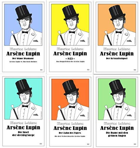 Piuess Maurice Leblanc | 6 Arsène Lupin Bücher | Taschenbücher_AB